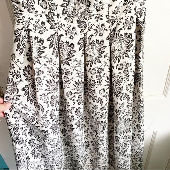 VTG Silk 1990’s Esperanto A-Line Floral Print Midi Dress Retro Style 6 Feminine - Picture 6 of 15